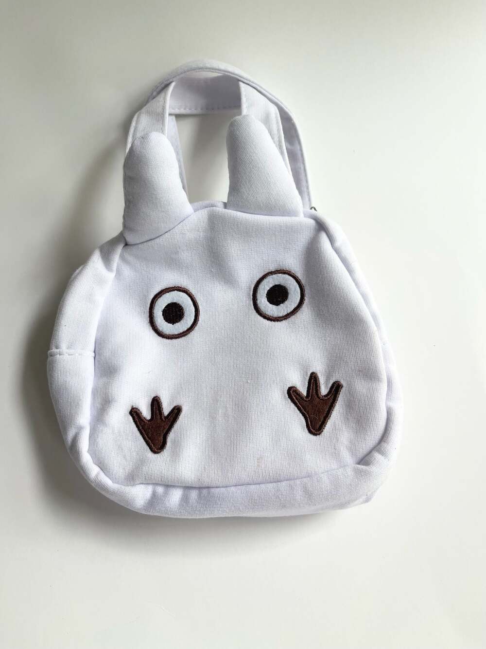 Studio Ghibli My Neighbor Totoro Chibi Totoro Die Cut Lunch Bag Mini Tote Bag Wh